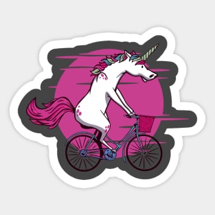 Unicorn Bicycle Sticker